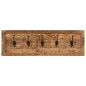 vidaXL Perchero de pared con 5 ganchos madera maciza de mango vidaXL Perchero de pared con 5 ganchos madera maciza de mango