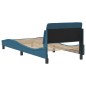 vidaXL Estructura cama con cabecero terciopelo azul 90x190 cm vidaXL Estructura cama con cabecero terciopelo azul 90x190 cm
