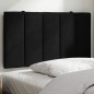 vidaXL Cabecero de cama acolchado terciopelo negro 90 cm vidaXL Cabecero de cama acolchado terciopelo negro 90 cm