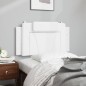 vidaXL Cabecero de cama acolchado cuero sintético blanco 100 cm vidaXL Cabecero de cama acolchado cuero sintético blanco 100 cm