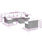 vidaXL Set de sofás de jardín 10 pzas con cojines ratán sintético gris vidaXL Set de sofás de jardín 10 pzas con cojines ratán sintético gris