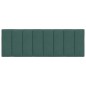 vidaXL Cabecero de cama acolchado terciopelo verde oscuro 140 cm vidaXL Cabecero de cama acolchado terciopelo verde oscuro 140 cm