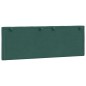 vidaXL Cabecero de cama acolchado terciopelo verde oscuro 140 cm vidaXL Cabecero de cama acolchado terciopelo verde oscuro 140 cm