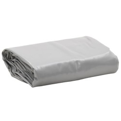 vidaXL Lona gris 5x5 m 600 g/m²