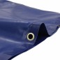 vidaXL Lona azul 5x8 m 600 g/m²