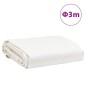 vidaXL Lona blanca Ø 3 m 600 /m² vidaXL Lona blanca Ø 3 m 600 /m²