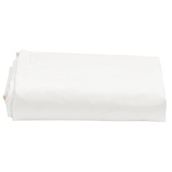 vidaXL Lona blanco Ø 2,6 m 600 /m²
