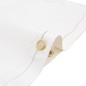 vidaXL Lona blanco Ø 2,6 m 600 /m²