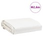 vidaXL Lona blanco Ø 2,6 m 600 /m²