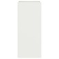 vidaXL Jardinera de acero laminado en frío blanco 32x27,5x75 cm vidaXL Jardinera de acero laminado en frío blanco 32x27,5x75 cm