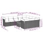 vidaXL Set de sofás de jardín 11pzas con cojines ratán sintético beige vidaXL Set de sofás de jardín 11pzas con cojines ratán sintético beige