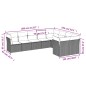 vidaXL Set de sofás de jardín 9 pzas y cojines ratán sintético marrón vidaXL Set de sofás de jardín 9 pzas y cojines ratán sintético marrón