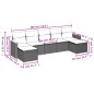 vidaXL Set sofás de jardín 7 piezas y cojines ratán sintético beige vidaXL Set sofás de jardín 7 piezas y cojines ratán sintético beige