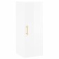 vidaXL Aparador alto madera contrachapada blanco brillo 34,5x34x180 cm vidaXL Aparador alto madera contrachapada blanco brillo 34,5x34x180 cm