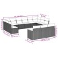 vidaXL Set sofás de jardín con cojines 13 pzas ratán sintético beige vidaXL Set sofás de jardín con cojines 13 pzas ratán sintético beige