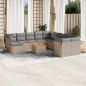 vidaXL Set de sofás de jardín 12 pzas y cojines ratán sintético marrón vidaXL Set de sofás de jardín 12 pzas y cojines ratán sintético marrón