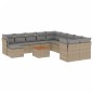 vidaXL Set de sofás de jardín 12 pzas y cojines ratán sintético marrón vidaXL Set de sofás de jardín 12 pzas y cojines ratán sintético marrón