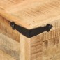 vidaXL Mesita de noche madera maciza de mango 40x40x50 cm vidaXL Mesita de noche madera maciza de mango 40x40x50 cm