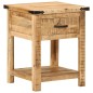 vidaXL Mesita de noche madera maciza de mango 40x40x50 cm vidaXL Mesita de noche madera maciza de mango 40x40x50 cm