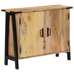 vidaXL Aparador de madera maciza de mango 88x30x69 cm