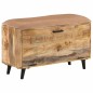 vidaXL Banco zapatero madera maciza de mango 80x30x45 cm vidaXL Banco zapatero madera maciza de mango 80x30x45 cm