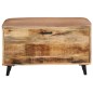 vidaXL Banco zapatero madera maciza de mango 80x30x45 cm vidaXL Banco zapatero madera maciza de mango 80x30x45 cm