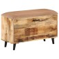 vidaXL Banco zapatero madera maciza de mango 80x30x45 cm vidaXL Banco zapatero madera maciza de mango 80x30x45 cm