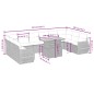 vidaXL Set de sofás de jardín 11 pzas y cojines ratán sintético negro vidaXL Set de sofás de jardín 11 pzas y cojines ratán sintético negro