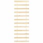 vidaXL Láminas de somier de cama madera maciza de pino 70x200 cm