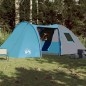 vidaXL Tienda de campaña 6 personas tafetán 185T azul 466x342x200 cm