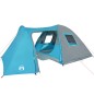 vidaXL Tienda de campaña 6 personas tafetán 185T azul 466x342x200 cm