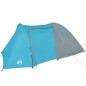 vidaXL Tienda de campaña 6 personas tafetán 185T azul 466x342x200 cm