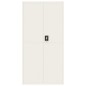 vidaXL Armario archivador de acero blanco 90x40x180 cm