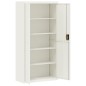 vidaXL Armario archivador de acero blanco 90x40x180 cm