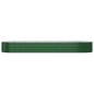 vidaXL Jardinera arriate acero recubrimiento polvo verde 584x140x68 cm vidaXL Jardinera arriate acero recubrimiento polvo verde 584x140x68 cm
