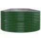 vidaXL Jardinera arriate acero recubrimiento polvo verde 584x140x68 cm vidaXL Jardinera arriate acero recubrimiento polvo verde 584x140x68 cm