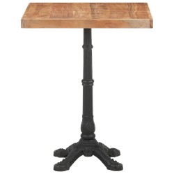 vidaXL Mesa de bistró madera maciza de acacia 60x60x76 cm 