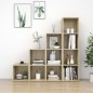 vidaXL Muebles de salón 4 piezas madera de ingeniería roble Sonoma