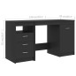 vidaXL Escritorio de madera de ingeniería gris 140x50x76 cm vidaXL Escritorio de madera de ingeniería gris 140x50x76 cm