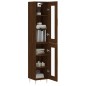 vidaXL Aparador alto madera contrachapada roble marrón 34,5x34x180 cm vidaXL Aparador alto madera contrachapada roble marrón 34,5x34x180 cm