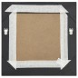 vidaXL Espejo de pared estilo barroco negro 40x40 cm 