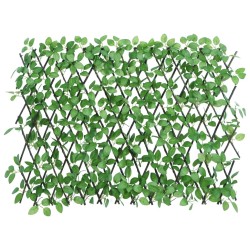 vidaXL Enrejado valla expansible de hiedra artificial verde 180x65 cm