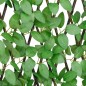 vidaXL Enrejado valla expansible de hiedra artificial verde 180x65 cm vidaXL Enrejado valla expansible de hiedra artificial verde 180x65 cm