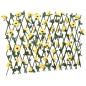 vidaXL Enrejado expansible hiedra artificial amarillo 5 uds 180x60 cm vidaXL Enrejado expansible hiedra artificial amarillo 5 uds 180x60 cm