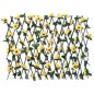 vidaXL Enrejado expansible hiedra artificial amarillo 5 uds 180x60 cm vidaXL Enrejado expansible hiedra artificial amarillo 5 uds 180x60 cm