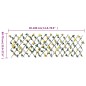 vidaXL Enrejado expansible hiedra artificial amarillo 5 uds 180x60 cm vidaXL Enrejado expansible hiedra artificial amarillo 5 uds 180x60 cm