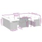 vidaXL Set de sofás de jardín 10 pzas cojines ratán sintético negro vidaXL Set de sofás de jardín 10 pzas cojines ratán sintético negro