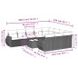vidaXL Set de sofás de jardín 11 pzas y cojines ratán sintético negro vidaXL Set de sofás de jardín 11 pzas y cojines ratán sintético negro