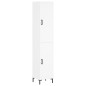 vidaXL Aparador alto madera contrachapada blanco 34,5x34x180 cm vidaXL Aparador alto madera contrachapada blanco 34,5x34x180 cm