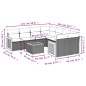 vidaXL Set de sofás de jardín 8 piezas y cojines ratán sintético negro vidaXL Set de sofás de jardín 8 piezas y cojines ratán sintético negro